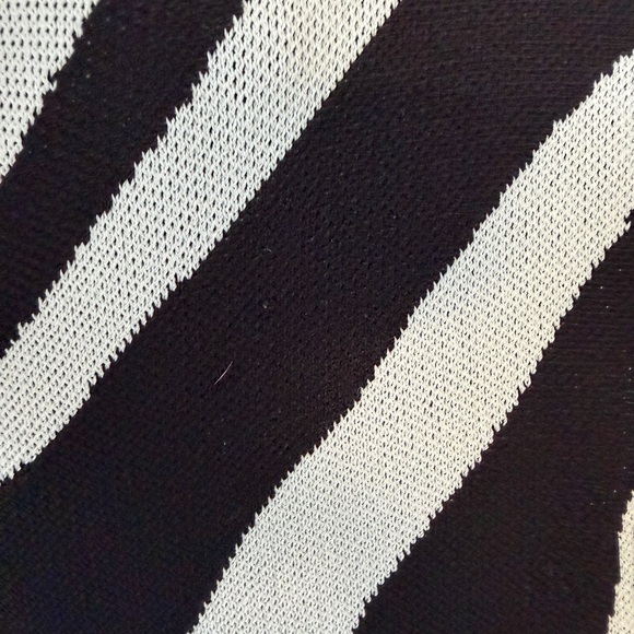 New York & Company Black and White Zebra Midi Dress - Picture 8 of 12